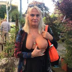 Pic #7 Dirty Slut Sue - Big Tits, Blonde, Public Exhibitionist, Flashing, Outdoors, Public Place, Amateur