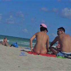 Pic #1 First Try - Nude Girls, Beach, Outdoors, Bush Or Hairy, Beach Voyeur