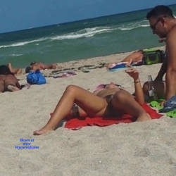 Pic #6 First Try - Nude Girls, Beach, Outdoors, Bush Or Hairy, Beach Voyeur