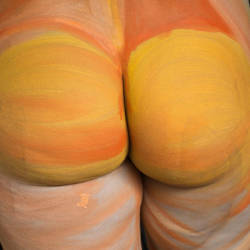 Pic #3 Body Painting - New York City On A July Saturday - Nude Girls, Big Tits, Brunette, Outdoors, Public Place