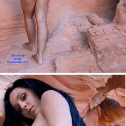 Pic #10 Desert Spandex Strip - Nude Girls, Big Tits, Brunette, Outdoors, Bush Or Hairy, Amateur