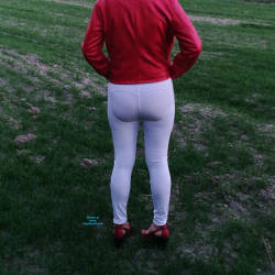 Pic #1 See Through Ass - Public Exhibitionist, Outdoors, Public Place, See Through, Dressed, Amateur