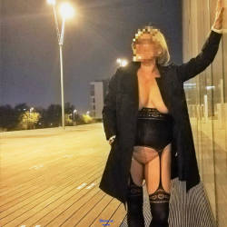 Pic #4 TGB Paris - Pantieless Girls, Big Tits, Public Exhibitionist, Lingerie, Outdoors, Public Place, Amateur, Stockings Pics