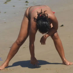 Pic #3 Tight Bikini In Janga Beach - Beach, Brunette, Outdoors, Bikini Voyeur