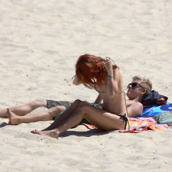 Pic #6 Unexpected Views - Beach, Outdoors, Redhead, Beach Voyeur