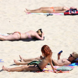 Pic #7 Unexpected Views - Beach, Outdoors, Redhead, Beach Voyeur