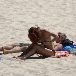 Pic #8 Unexpected Views - Beach, Outdoors, Redhead, Beach Voyeur