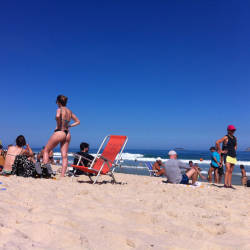 Pic #4 Girls From Ipanema And Copacabana - Beach, Brunette, Outdoors, Bikini Voyeur