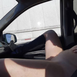 Pic #6 Naked Car Ride - Nude Girls, Public Exhibitionist, Amateur