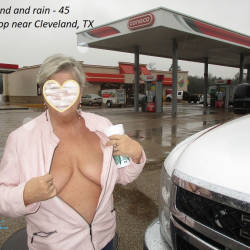 Pic #2 Texas Road Trip - Big Tits, Public Exhibitionist, Flashing, Outdoors, Public Place, Amateur, Mature