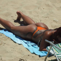 Pic #3 Orange Bikini From Recife City, Brazil - Beach, Outdoors, Bikini Voyeur