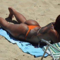 Pic #7 Orange Bikini From Recife City, Brazil - Beach, Outdoors, Bikini Voyeur