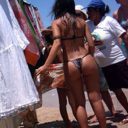 Pic #5 Serrambi Beach - Brunette, Outdoors, Bikini Voyeur