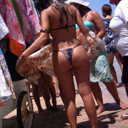 Pic #8 Serrambi Beach - Brunette, Outdoors, Bikini Voyeur