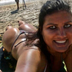 Pic #4 Asses From Brazil - Beach, Brunette, Outdoors, Bikini Voyeur