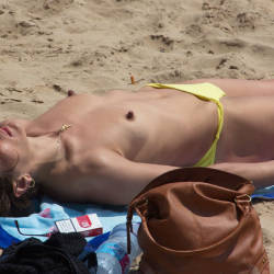 Pic #8 On The French Coast - Topless Girls, Beach, Big Tits, Outdoors, Beach Voyeur