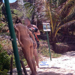 Pic #2 Couple In Tambaba Beach - Nude Girls, Brunette, Outdoors, Beach Voyeur