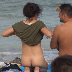 Pic #5 Various Pictures - Nude Girls, Beach, Brunette, Outdoors, Shaved, Firm Ass, Beach Voyeur