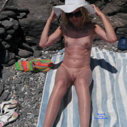 Pic #2 Day At The Beach - Nude Wives, Beach, Outdoors, Small Tits, Amateur