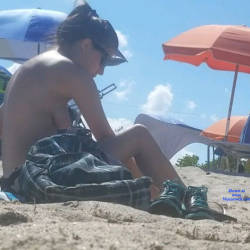 Pic #1 Argentinian At Haulover Beach - Topless Girls, Beach, Brunette, Outdoors, Beach Voyeur