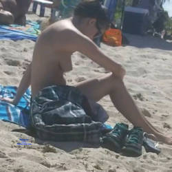 Pic #6 Argentinian At Haulover Beach - Topless Girls, Beach, Brunette, Outdoors, Beach Voyeur