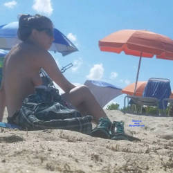 Pic #7 Argentinian At Haulover Beach - Topless Girls, Beach, Brunette, Outdoors, Beach Voyeur