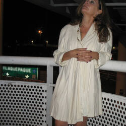 Pic #1 A Rainy Night After The Bar - Nude Girls, Big Tits, Outdoors, Long Legs, High Heels Amateurs