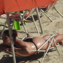 Pic #2 Asses From Brazil - Beach, Outdoors, Bikini Voyeur