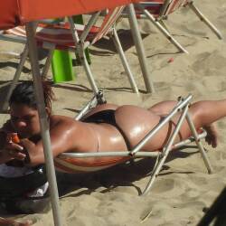 Pic #7 Asses From Brazil - Beach, Outdoors, Bikini Voyeur