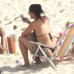 Pic #3 Asses From Brazil - Beach, Brunette, Outdoors, Bikini Voyeur