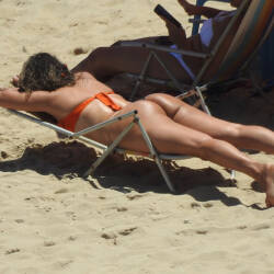 Pic #8 Asses From Brazil - Beach, Brunette, Outdoors, Bikini Voyeur