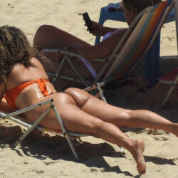 Pic #9 Asses From Brazil - Beach, Brunette, Outdoors, Bikini Voyeur