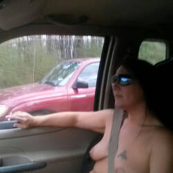 Pic #3 Nashville Roadtrip - Big Tits, Brunette, Public Exhibitionist, Amateur, Tattoos