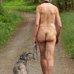 Pic #2 Nude Walk - Nude Amateurs, Public Exhibitionist, Flashing, High Heels Amateurs, Outdoors, Body Piercings