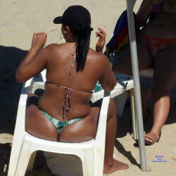 Pic #4 Wifes From Brazil - Beach, Brunette, Outdoors, Bikini Voyeur