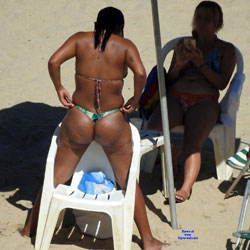 Pic #5 Wifes From Brazil - Beach, Brunette, Outdoors, Bikini Voyeur