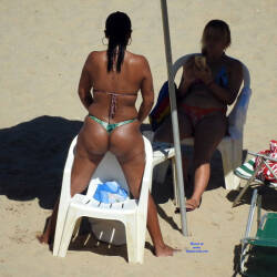 Pic #6 Wifes From Brazil - Beach, Brunette, Outdoors, Bikini Voyeur