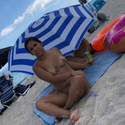 Pic #10 Haulover Chicks - Nude Girls, Beach, Big Tits, Outdoors, Beach Voyeur, Brunette