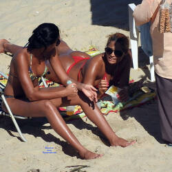 Pic #1 Red Bikini From Recife City - Beach, Brunette, Outdoors, Bikini Voyeur