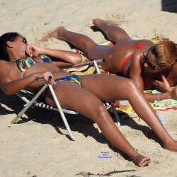 Pic #4 Red Bikini From Recife City - Beach, Brunette, Outdoors, Bikini Voyeur