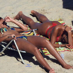 Pic #6 Red Bikini From Recife City - Beach, Brunette, Outdoors, Bikini Voyeur