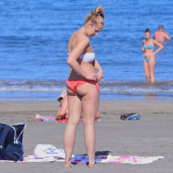 Pic #2 Recto Verso Plage De Gruissan - Topless Girls, Beach, Blonde, Brunette, Outdoors, Beach Voyeur