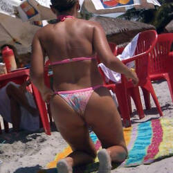 Pic #1 Asses From Brazil - Beach, Outdoors, Bikini Voyeur