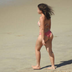 Pic #3 Asses From Brazil - Beach, Brunette, Outdoors, Bikini Voyeur