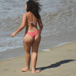 Pic #6 Asses From Brazil - Beach, Brunette, Outdoors, Bikini Voyeur