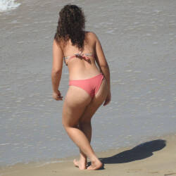 Pic #7 Asses From Brazil - Beach, Brunette, Outdoors, Bikini Voyeur