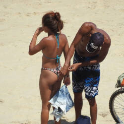 Pic #10 Asses From Brazil - Beach, Brunette, Outdoors, Bikini Voyeur