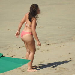 Pic #8 Asses From Brazil - Beach, Brunette, Outdoors, Bikini Voyeur