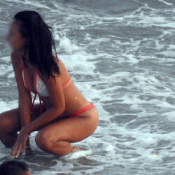 Pic #4 Asses From Brazil - Beach, Brunette, Outdoors, Bikini Voyeur