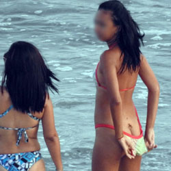 Asses From Brazil - Beach, Brunette, Outdoors, Bikini Voyeur